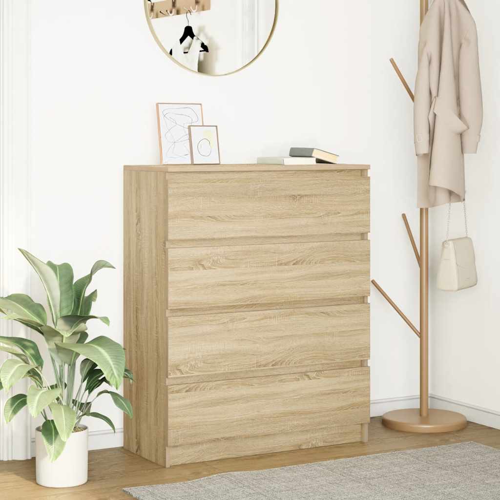 vidaXL Sideboard Weiß 80x35x99 cm Holzwerkstoff