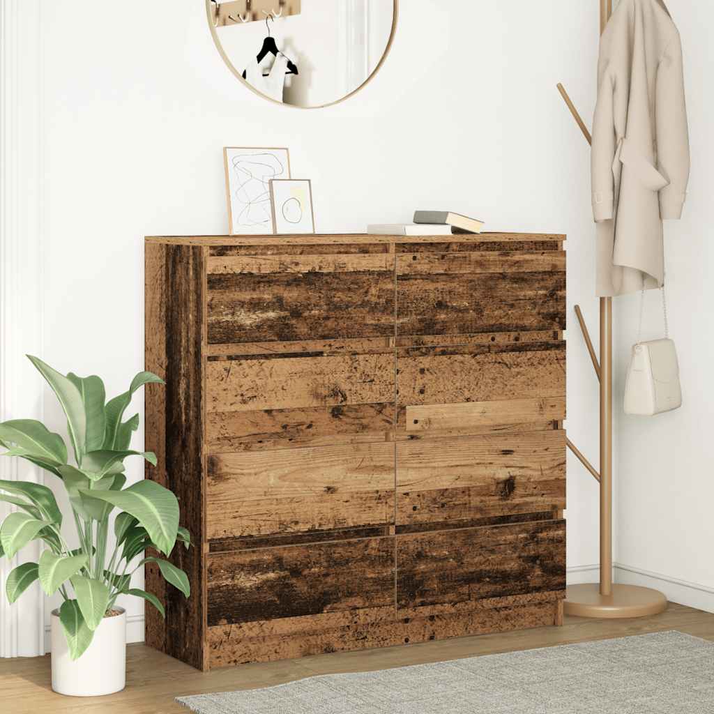 vidaXL Sideboard Weiß 100x35x99 cm Holzwerkstoff