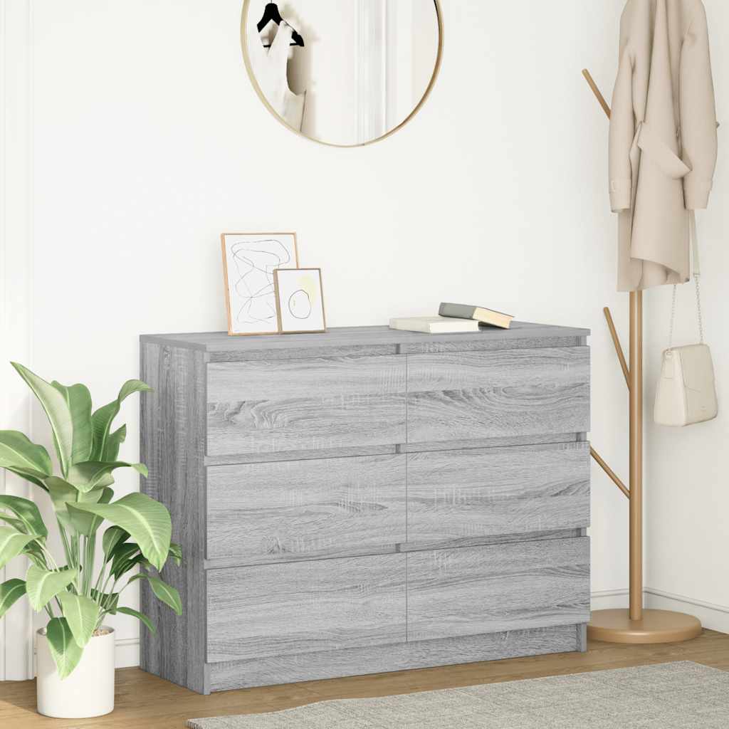 vidaXL Sideboard Weiß 100x35x76 cm Holzwerkstoff