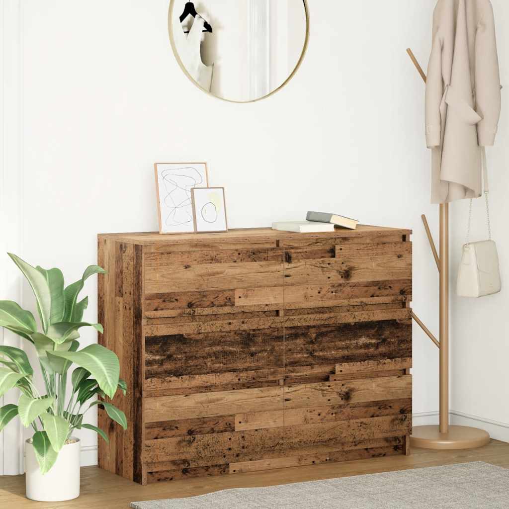 vidaXL Sideboard Weiß 100x35x76 cm Holzwerkstoff