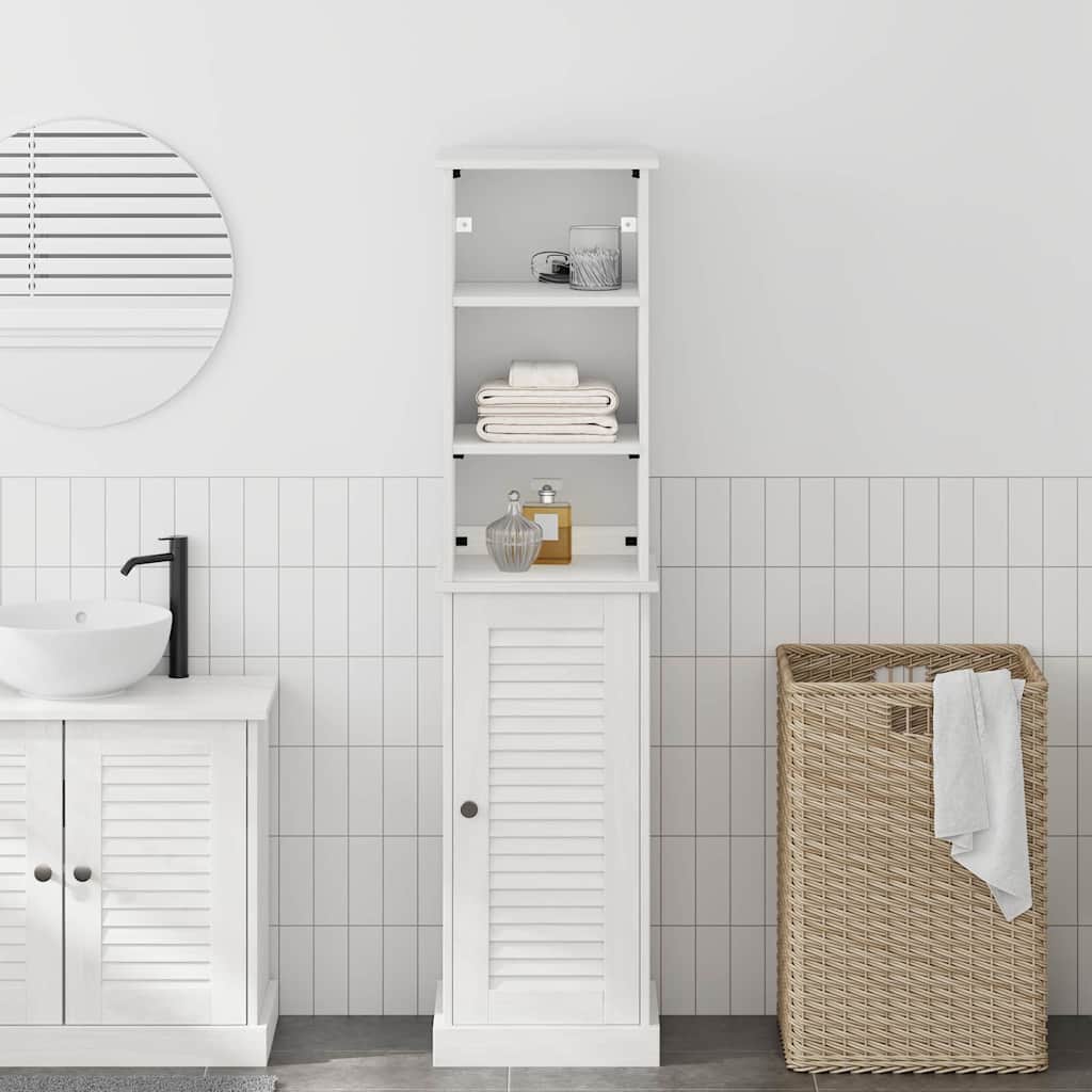 vidaXL Badezimmermöbel-Set mit Regal VIGO 2 pcs Braun und Honigbraun