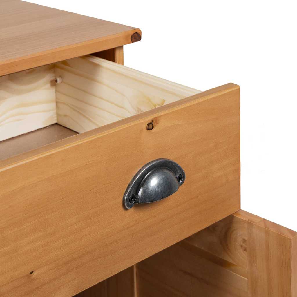 vidaXL Badezimmermöbel-Set mit Regal VIGO 2 pcs Braun und Honigbraun