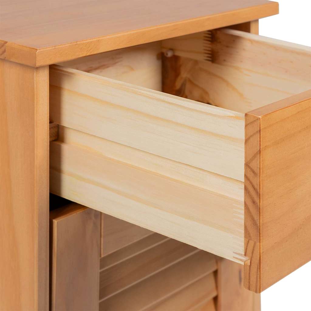 vidaXL Badezimmermöbel-Set VIGO 3 pcs Honigbraun Massives Kiefernholz