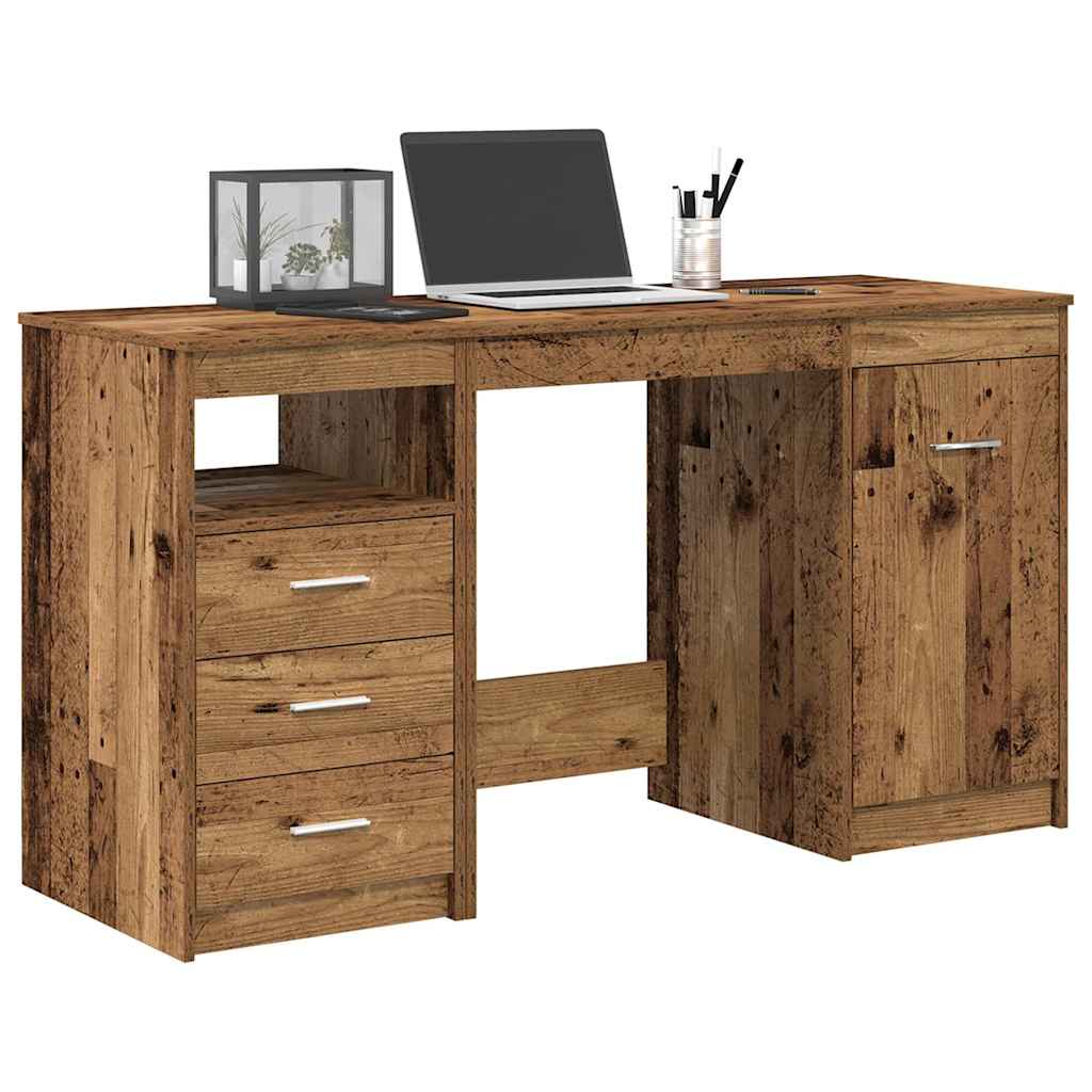 vidaXL Schreibtisch Weiß 140x50x76 cm Holzwerkstoff