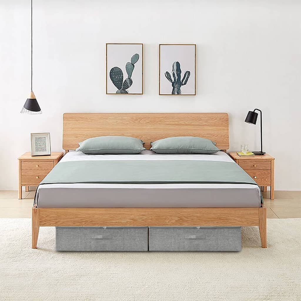 vidaXL Aufbewahrungsbox Stoff 70x40x18 cm Anthrazit