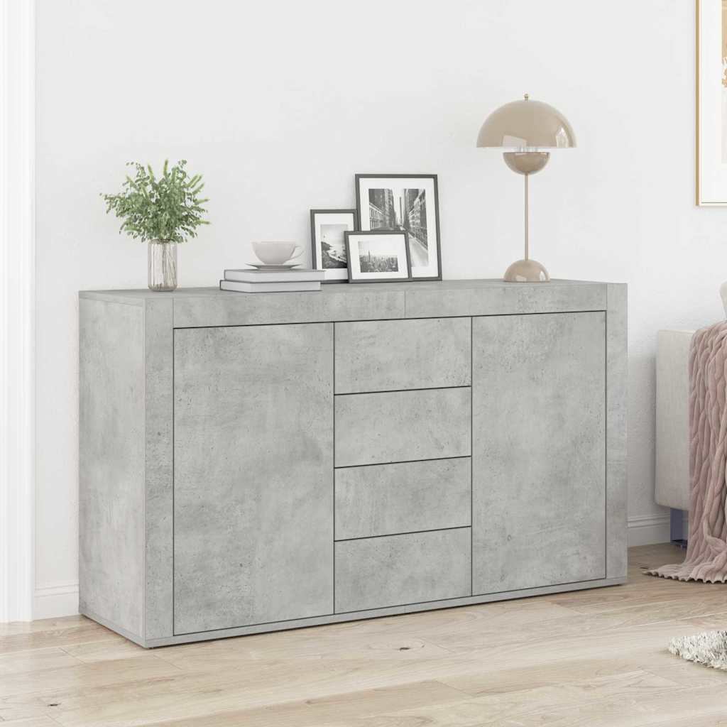 vidaXL Sideboard mit Schubladen Weiß 120 x 36 x 69 cm Holzwerkstoff