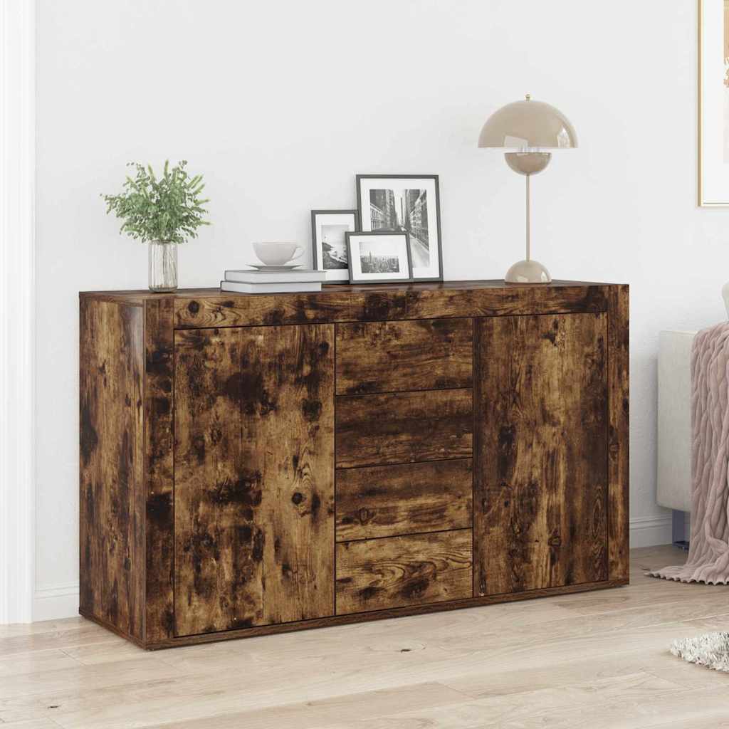 vidaXL Sideboard mit Schubladen Weiß 120 x 36 x 69 cm Holzwerkstoff