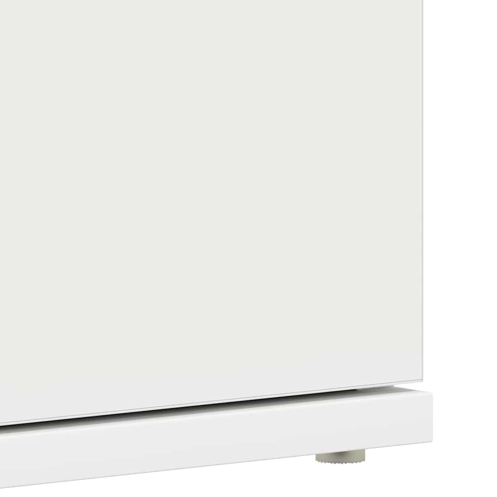 vidaXL Schuhschrank mit Regal Weiß 80 x 39 x 178 cm Holzwerkstoff