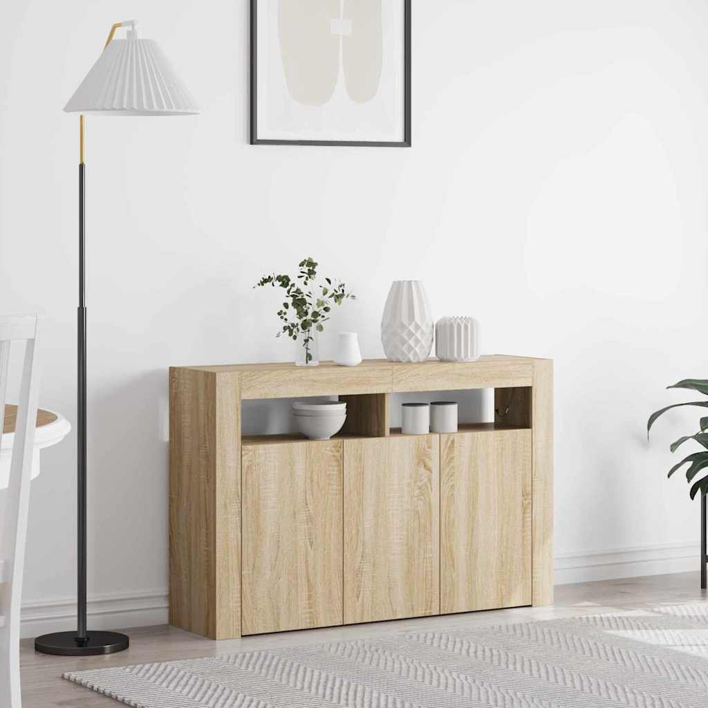 vidaXL Sideboard Weiß 116 x 30 x 75 cm Holzwerkstoff