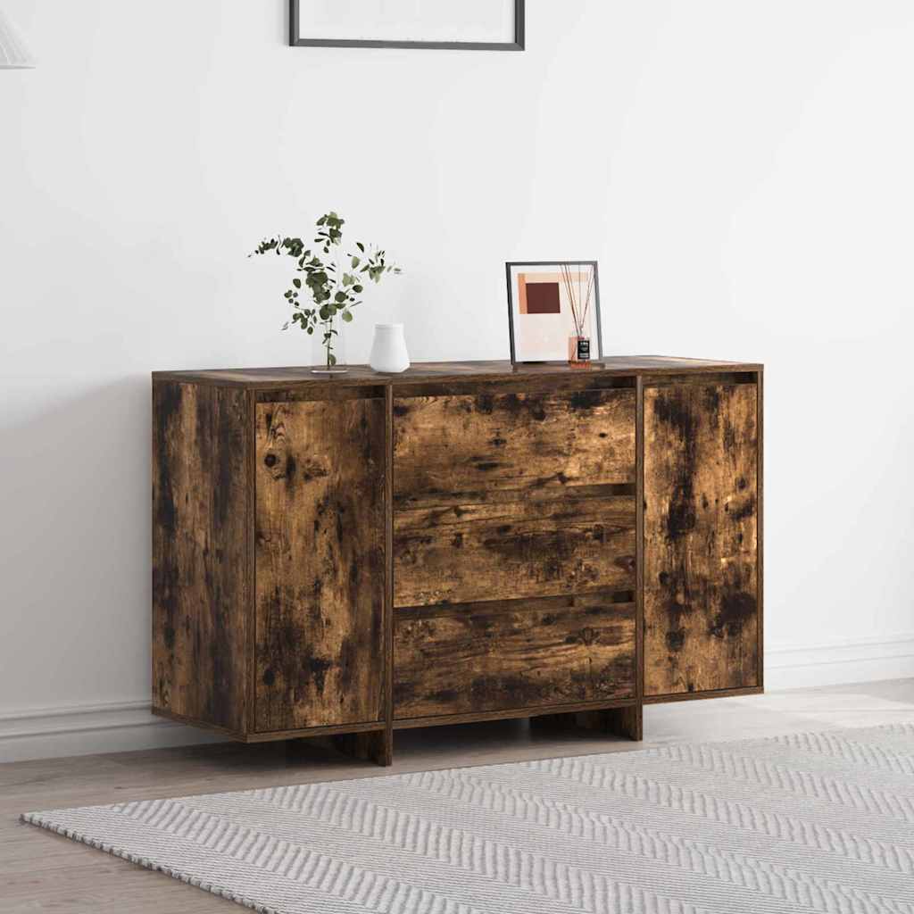vidaXL Sideboard mit Schubladen Weiß 120 x 41 x 75 cm Holzwerkstoff
