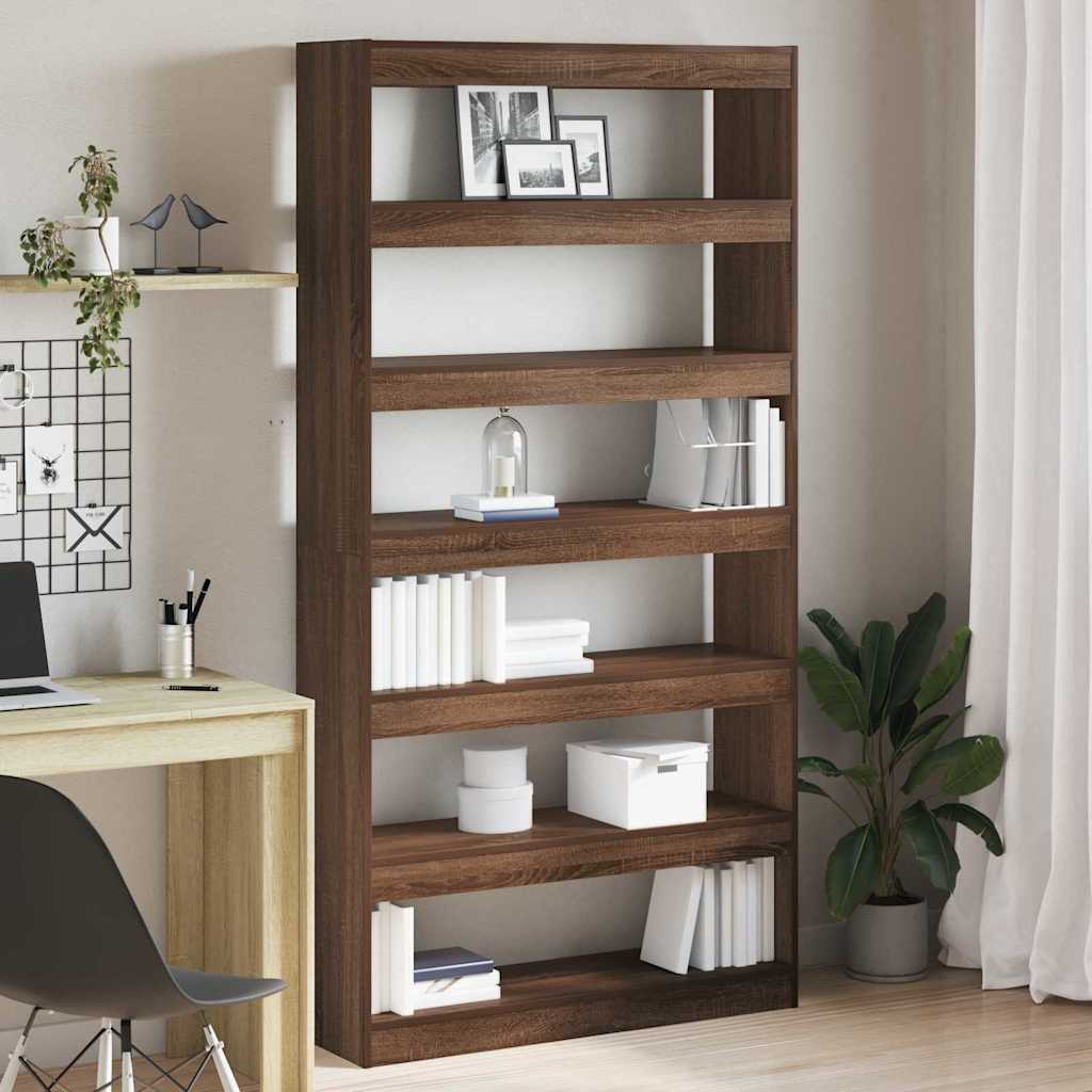 vidaXL Bücherregal Weiß 100 x 30 x 198 cm Holzwerkstoff