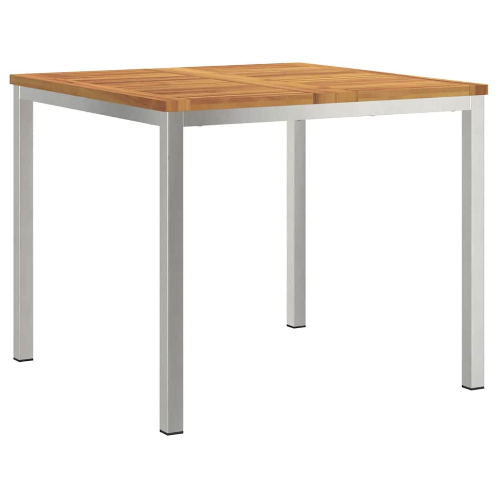 Garten Essgruppe 3 pcs Braun Massivholz Akazie