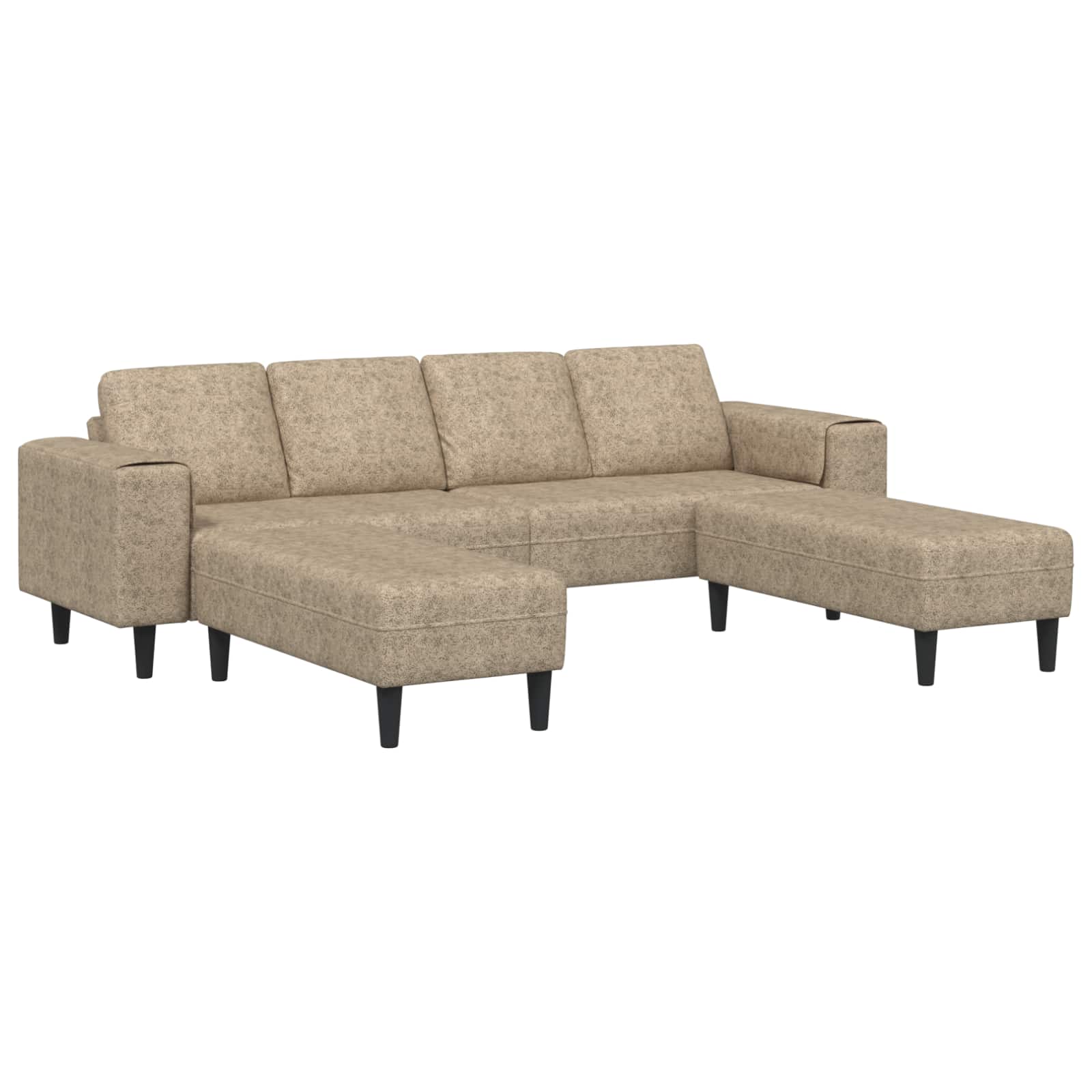 vidaXL Wohnzimmer Couch Hellgrau 250 x 77 x 76 cm