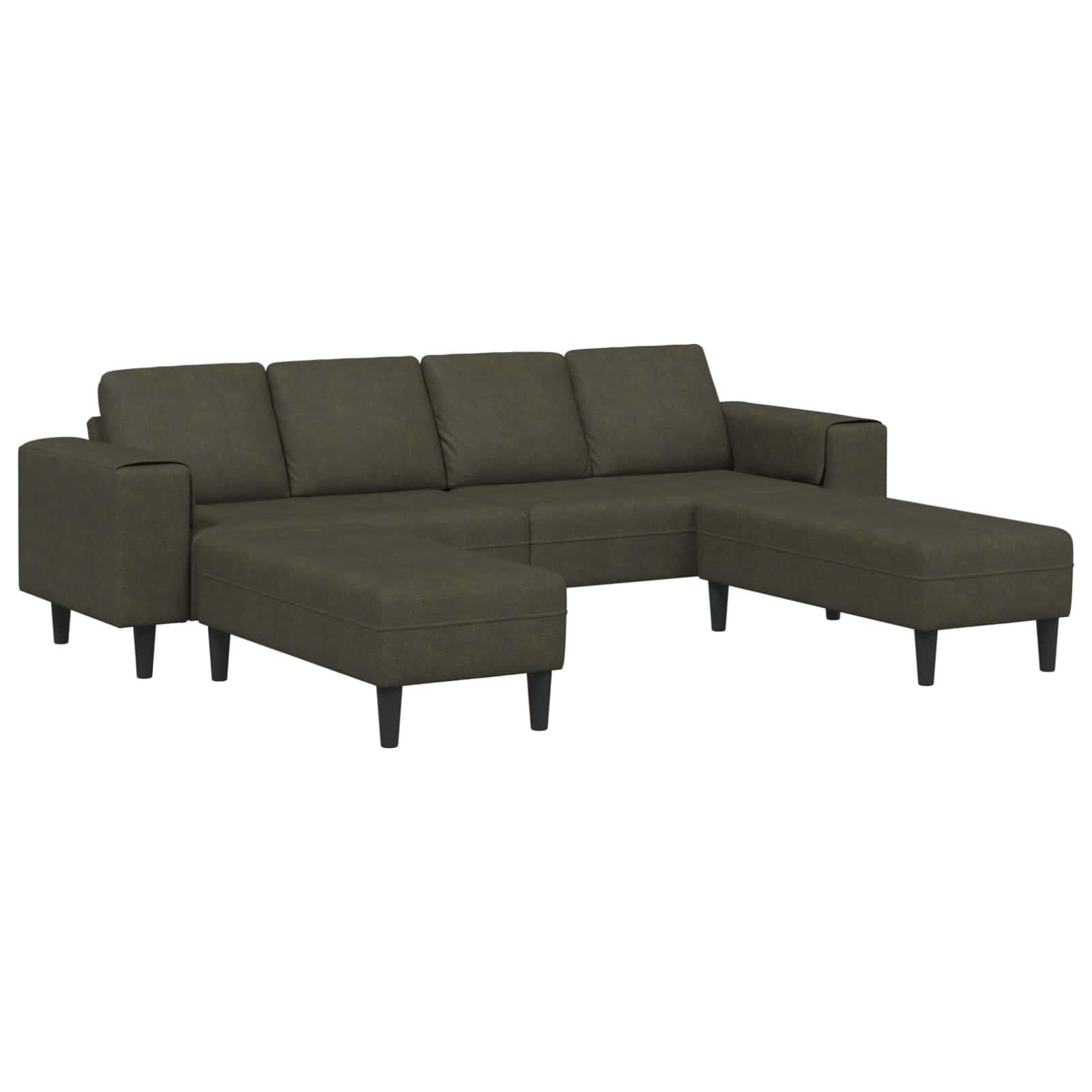 vidaXL Wohnzimmer Couch Hellgrau 250 x 77 x 76 cm