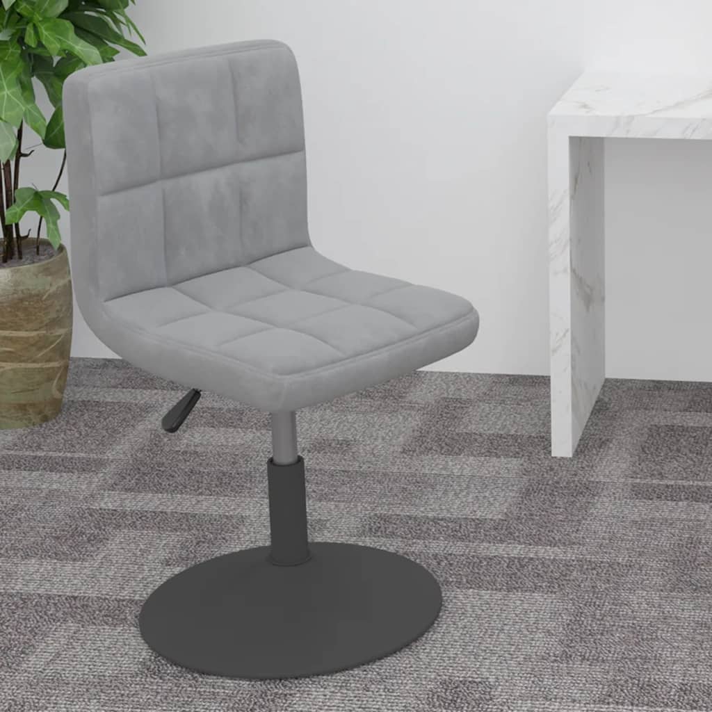 vidaXL Barhocker Drehbar Schwarz Samt