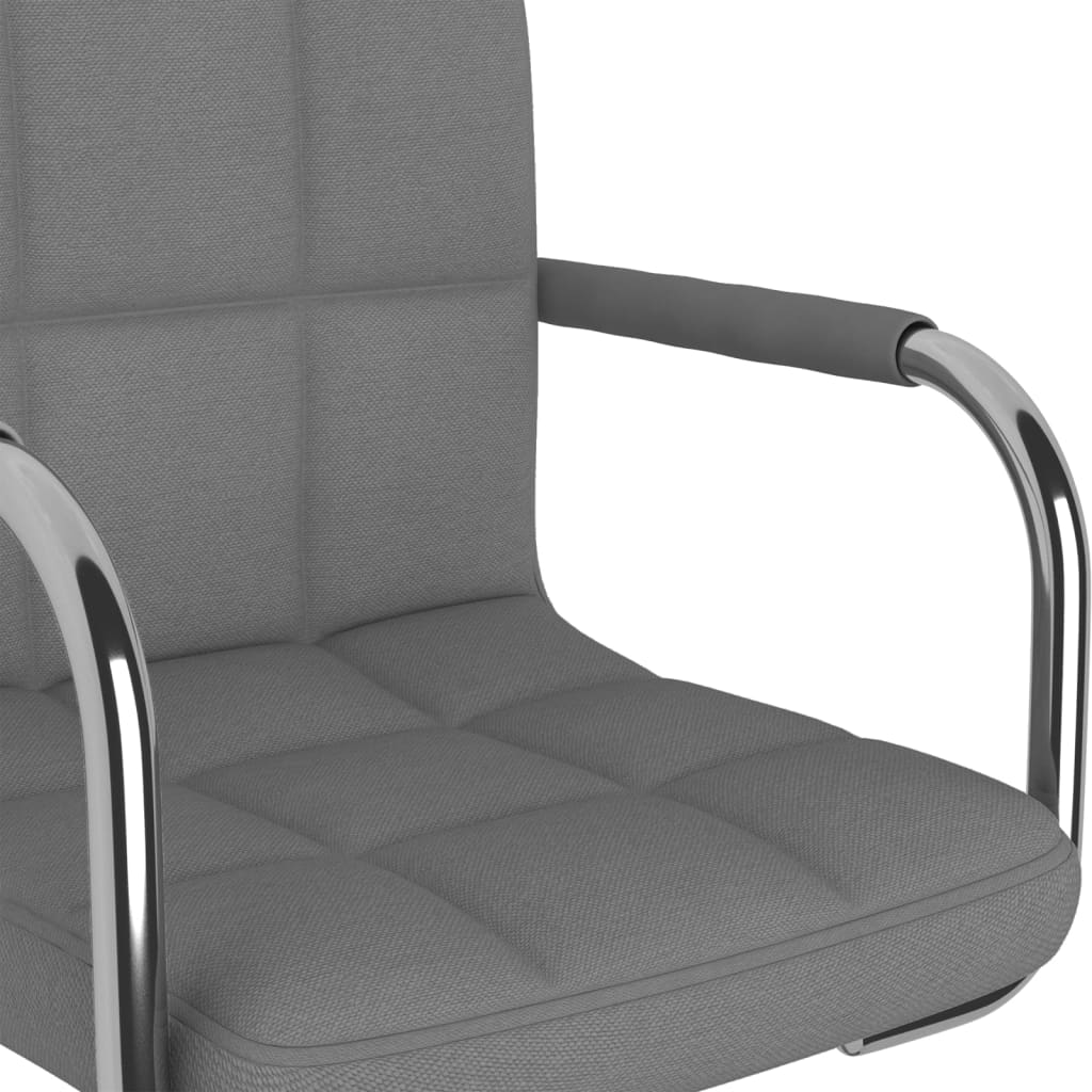 vidaXL Barhocker Hellgrau Stoff