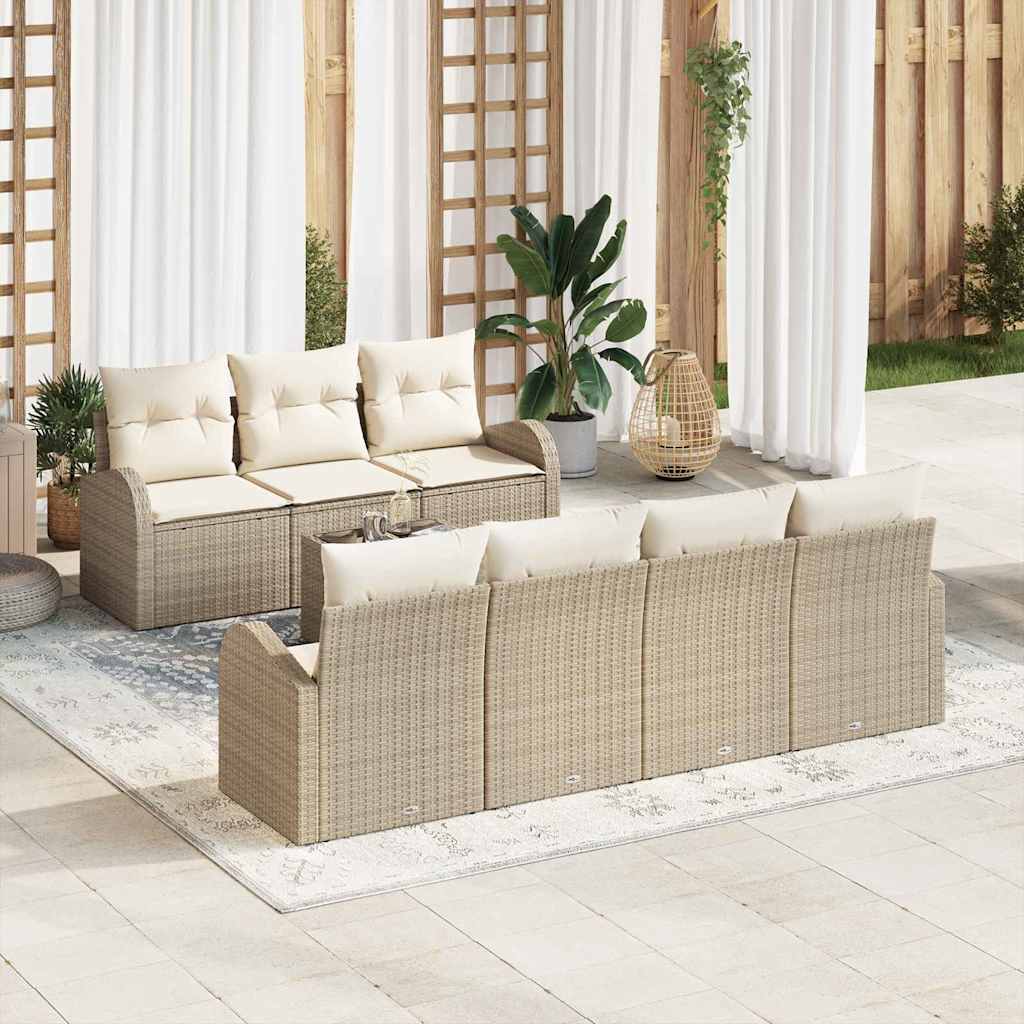 Gartensofa-set Schwarz 55 x 55 x 37 cm Poly-Rattan