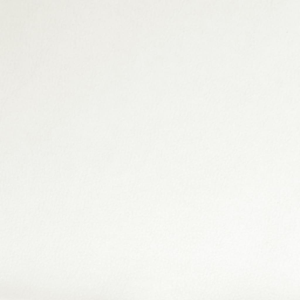 vidaXL Bürostuhl Drehbar Weiß Kunstleder