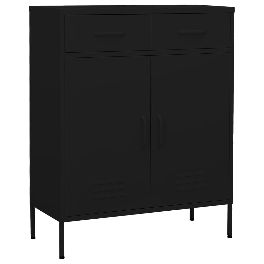 vidaXL Lagerschrank Olivgrün 80x35x101,5 cm Stahl