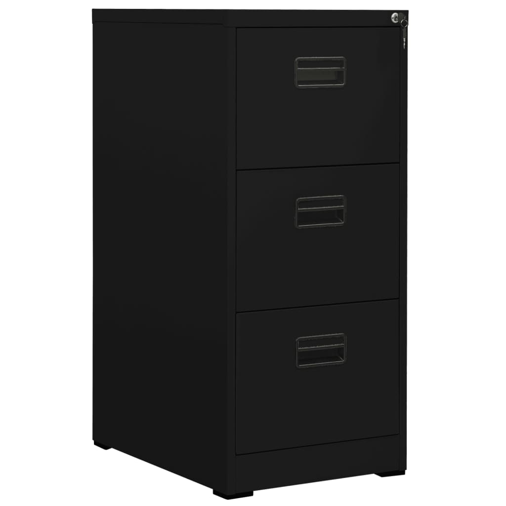 vidaXL Aktenschrank Weiß 46x62x72,5 cm Stahl