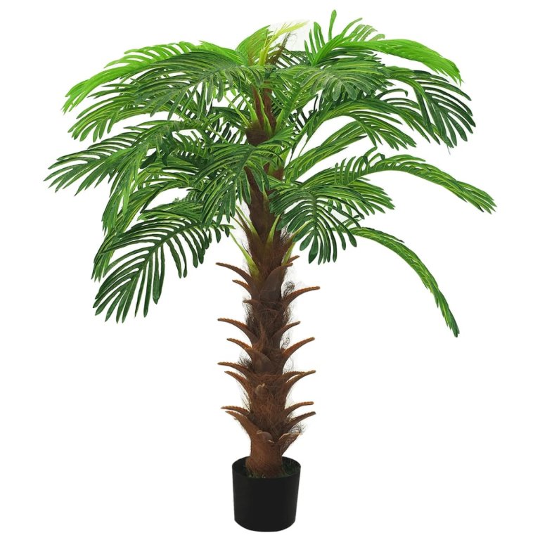 vidaXL Künstliche Palme Cycas mit Topf 90 cm Grün