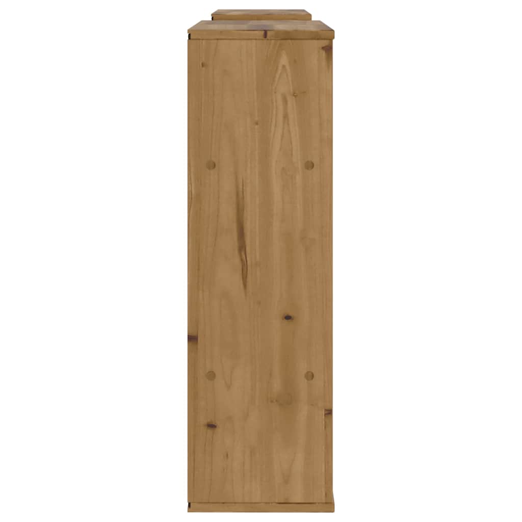 vidaXL 5-tlg. Wohnwand mit Stauraum ODDA Massivholz Kiefer