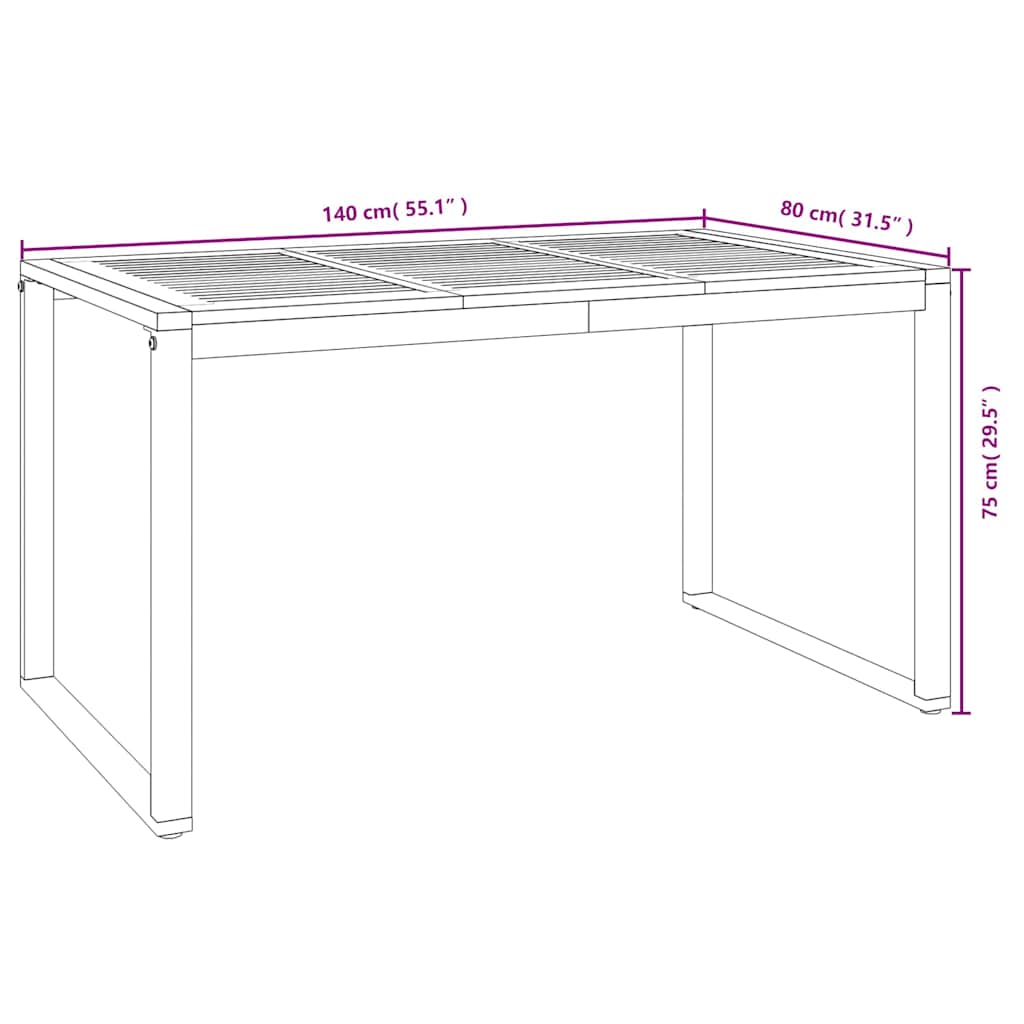 vidaXL Garten Essgruppe 5 pcs Schwarz und Braun Poly-Rattan