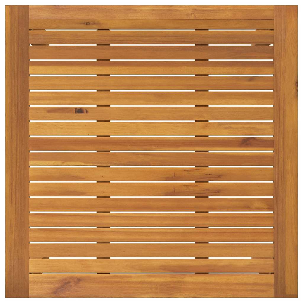 vidaXL Garten Essgruppe 3 pcs Schwarz Massivholz Akazie