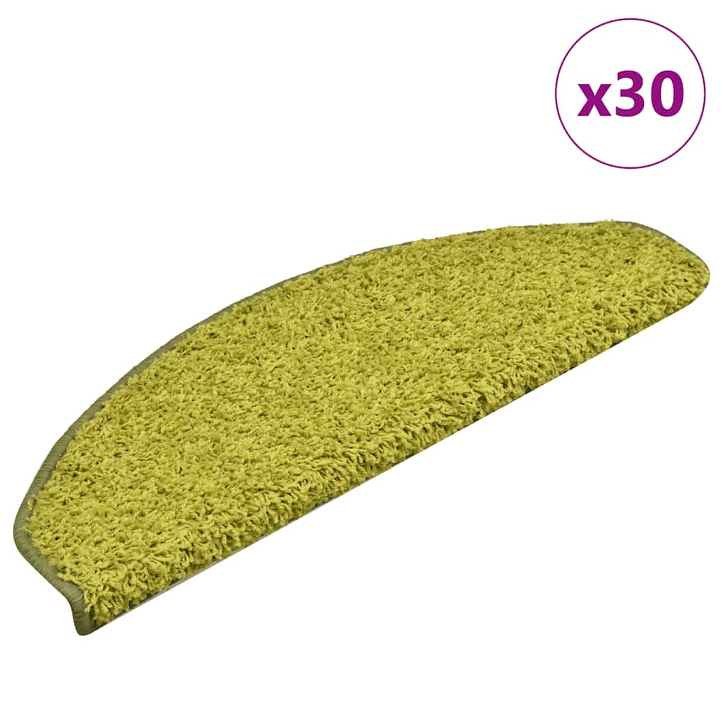 vidaXL Stufenmatten 15 Stk. 56x17x3 cm Grau Halbrund