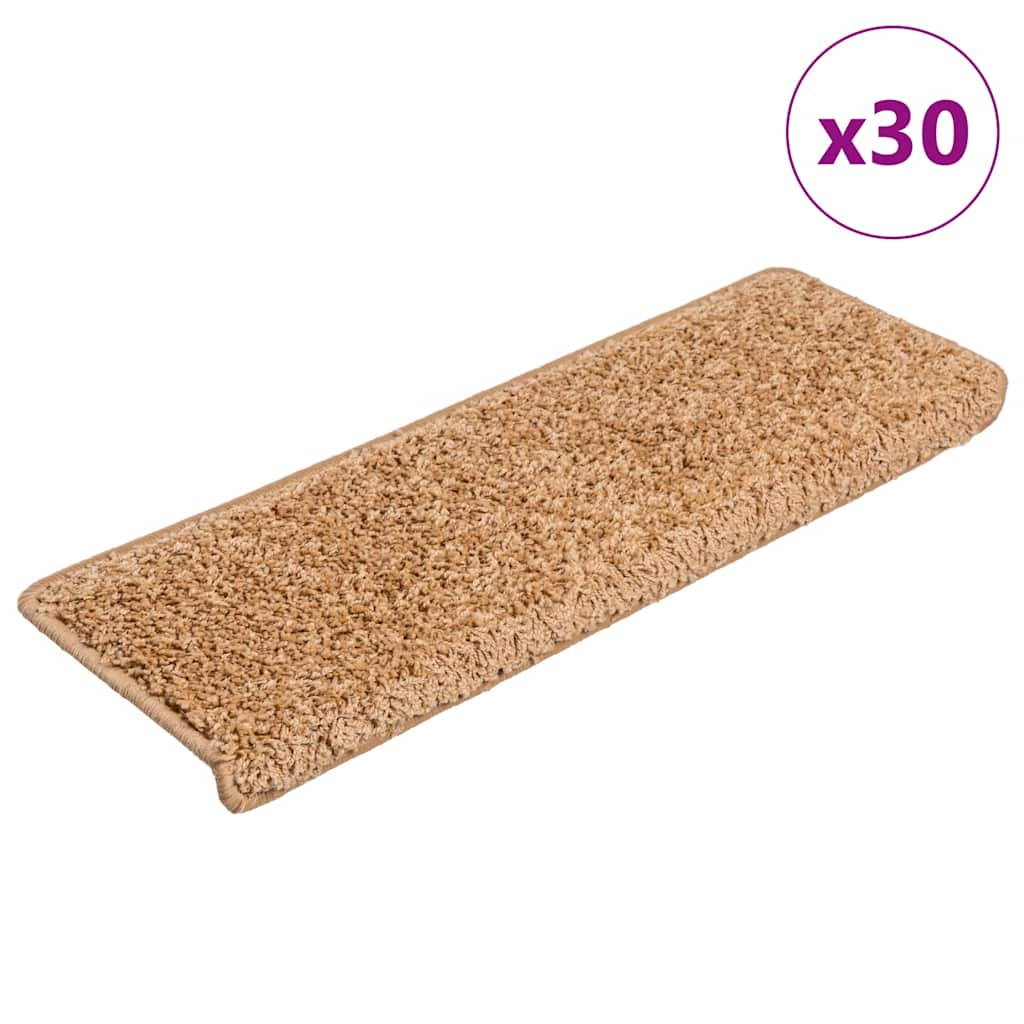Stufenmatten 15 Stk. 65x21x4 cm Grau Rechteckiger Rand