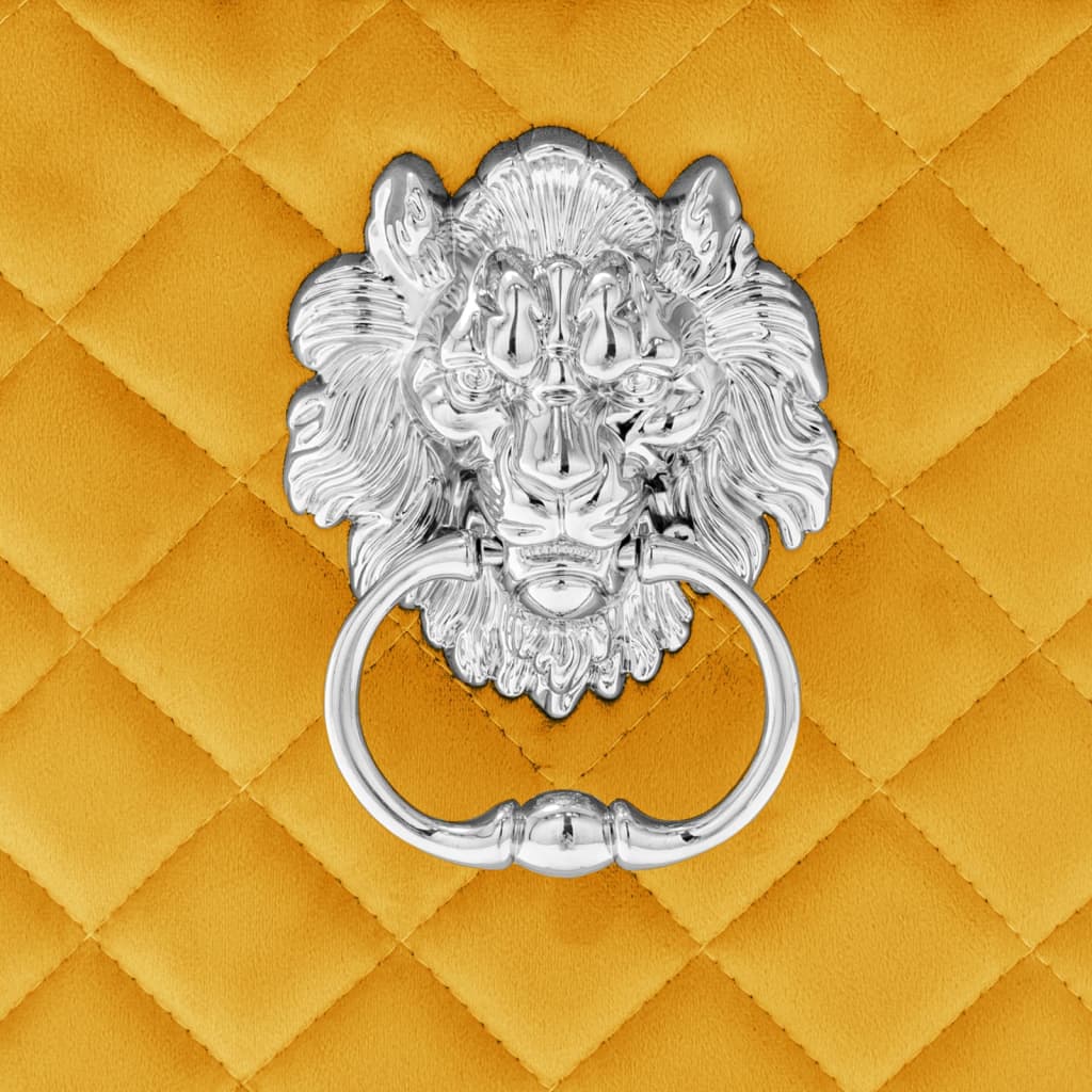 vidaXL Esszimmerstühle 2 Stk. Gelb Samt