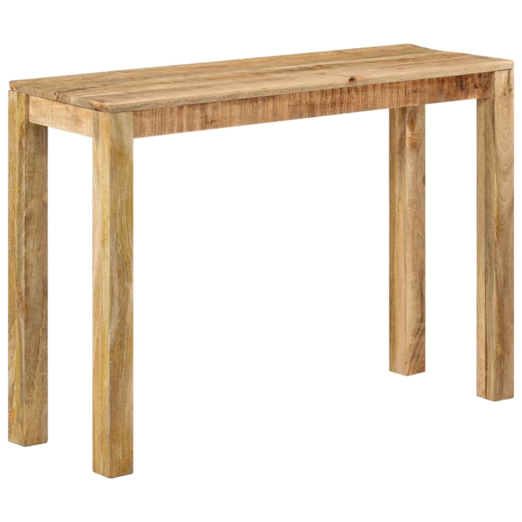 vidaXL Konsolentisch 110x35x76 cm Raues Mangoholz
