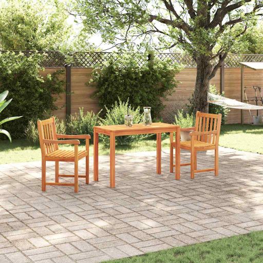 vidaXL Garten Essgruppe 3 pcs Braun Massivholz Akazie