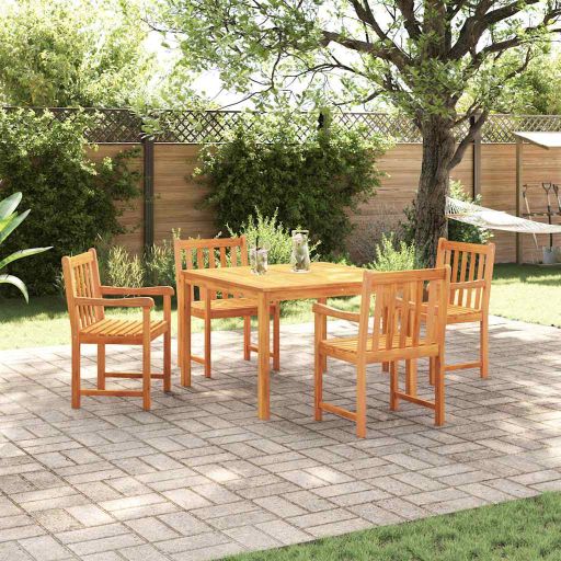 vidaXL Garten Essgruppe 3 pcs Braun Massivholz Akazie