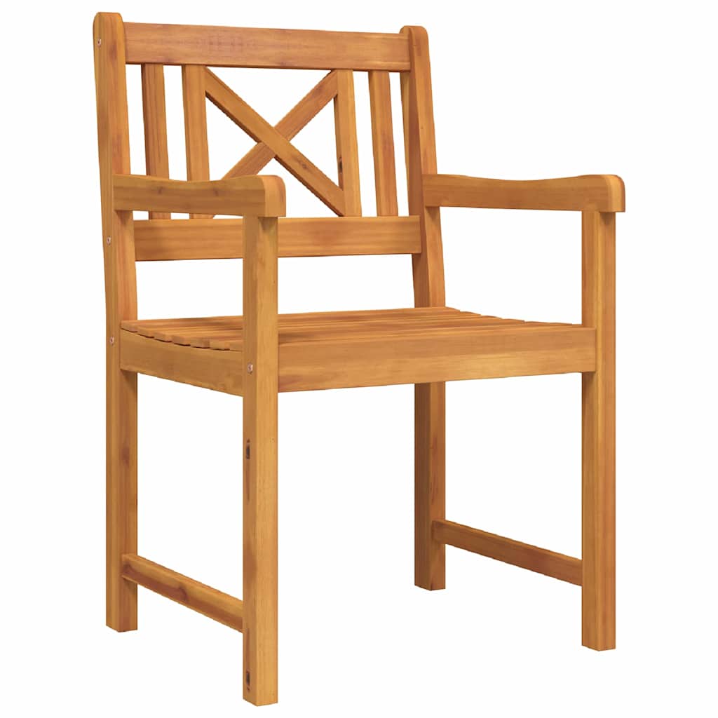 vidaXL Garten Essgruppe 3 pcs Braun Massivholz Akazie