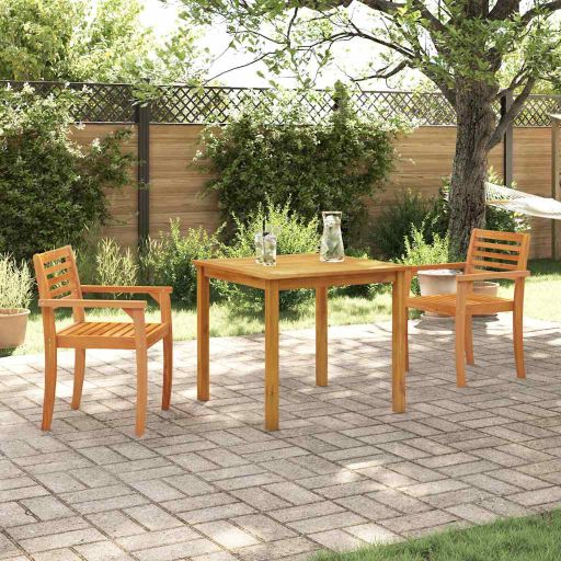 vidaXL Garten Essgruppe 3 pcs Braun Massivholz Akazie