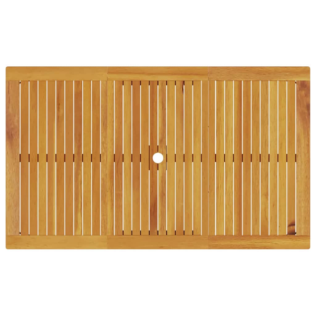 vidaXL Garten Essgruppe 5 pcs Braun Massivholz Akazie