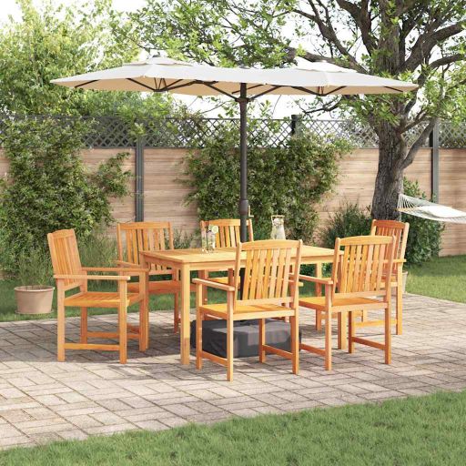 vidaXL Garten Essgruppe 5 pcs Braun Massivholz Akazie