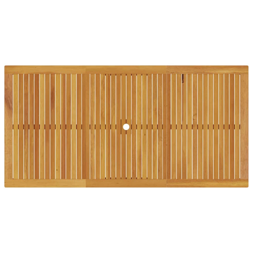 vidaXL Garten Essgruppe 7 pcs Braun Massivholz Akazie