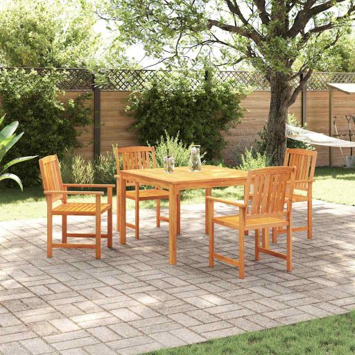 vidaXL Garten Essgruppe 3 pcs Braun Massivholz Akazie
