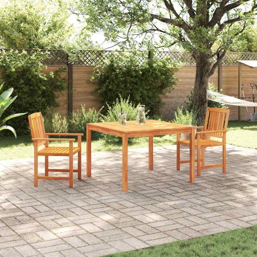 vidaXL Garten Essgruppe 3 pcs Braun Massivholz Akazie