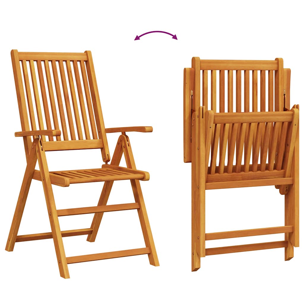 vidaXL Garten Essgruppe 5 pcs Braun Massivholz Akazie