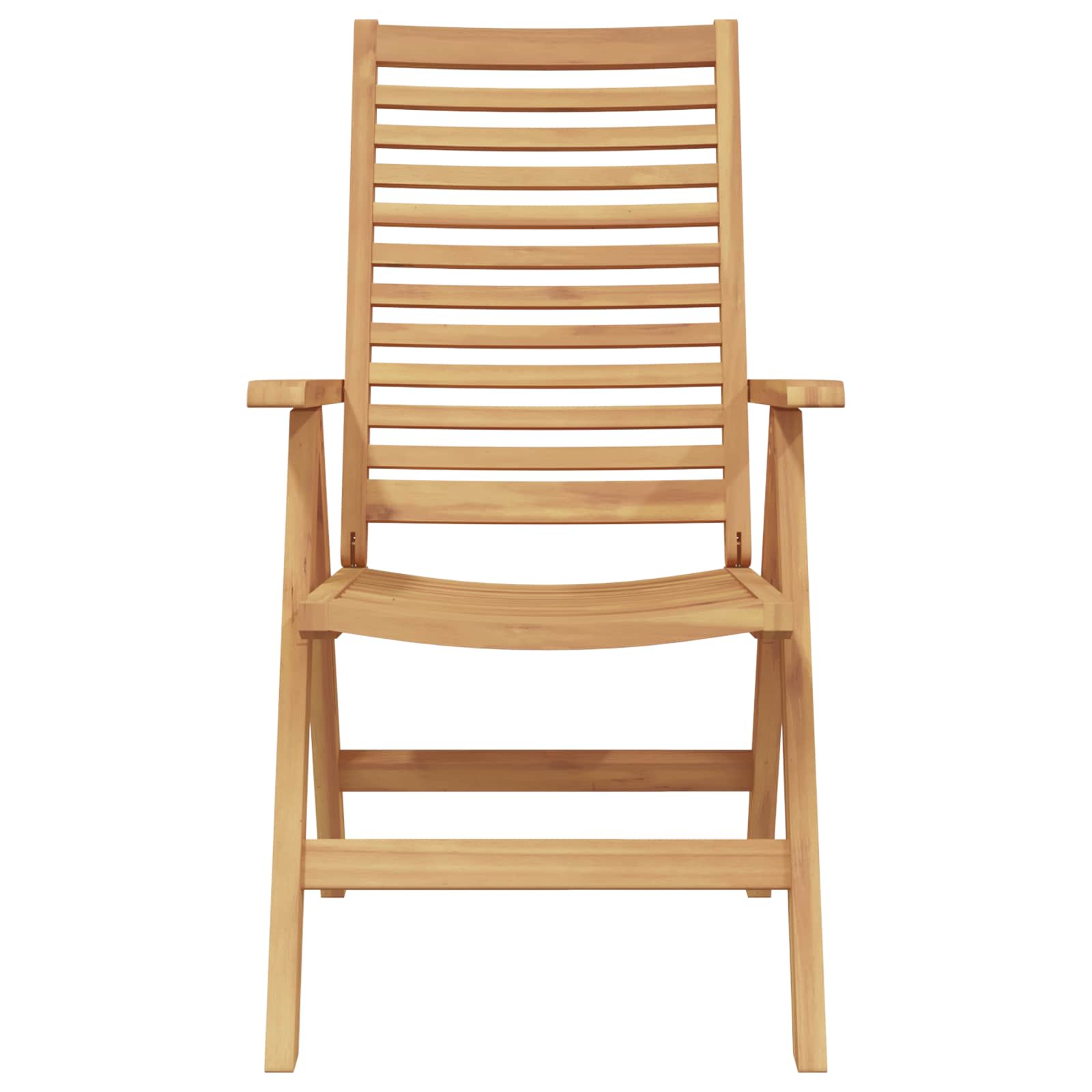 vidaXL Gartenstuhl 4 pcs Braun 52 x 64,5 x 108 cm Teak-Massivholz