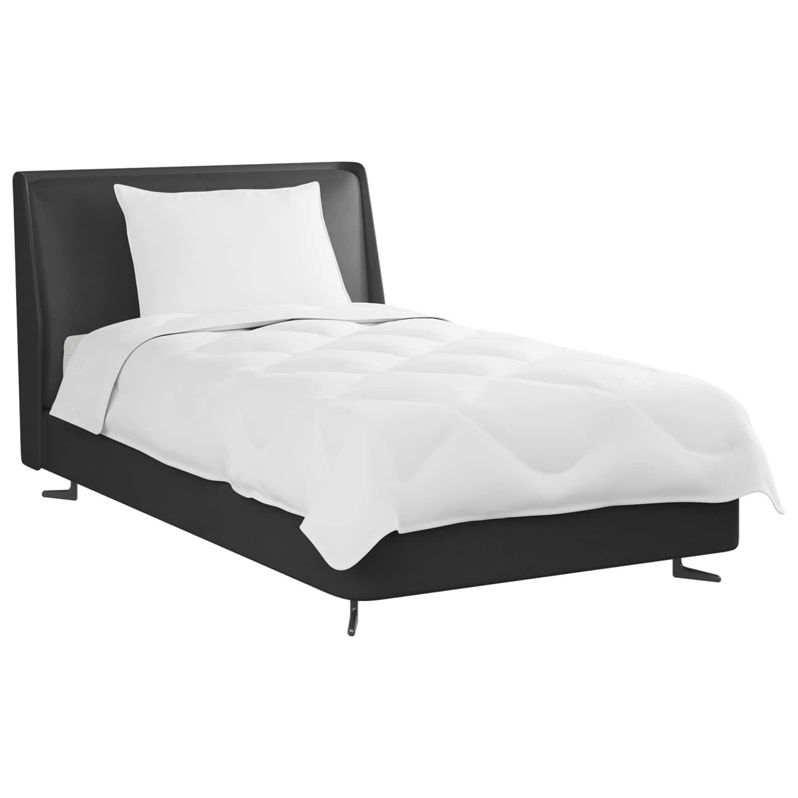 vidaXL Sommerdecke mit Kissen 2 pcs Weiß Mikrofaser