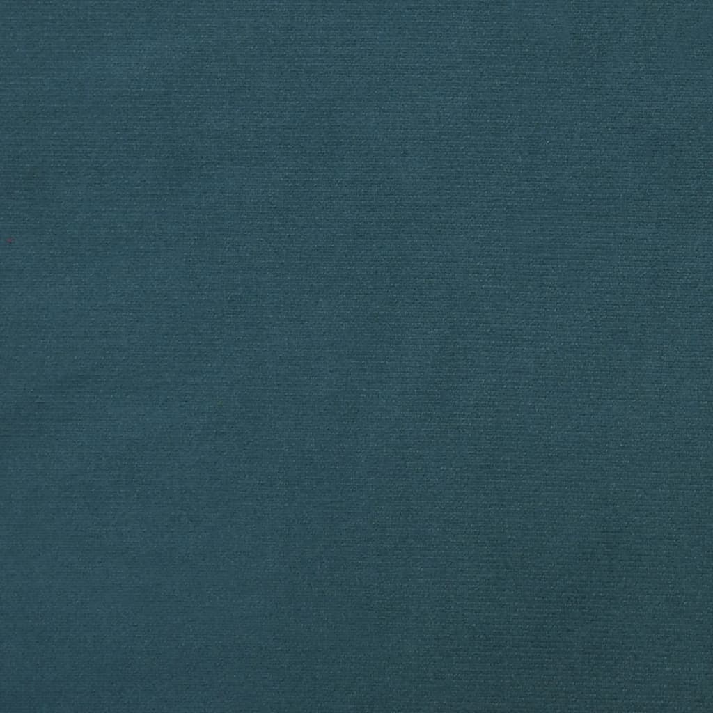 vidaXL Schlafsofa 2-Sitzer Blau Samt