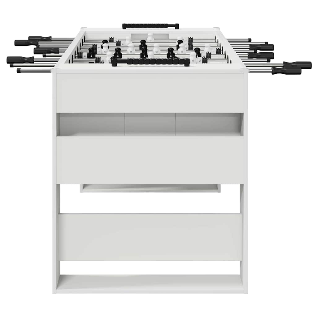 vidaXL Fußballtisch 2 pcs Weiß 146,5 x 74 x 85 cm Holzwerkstoff