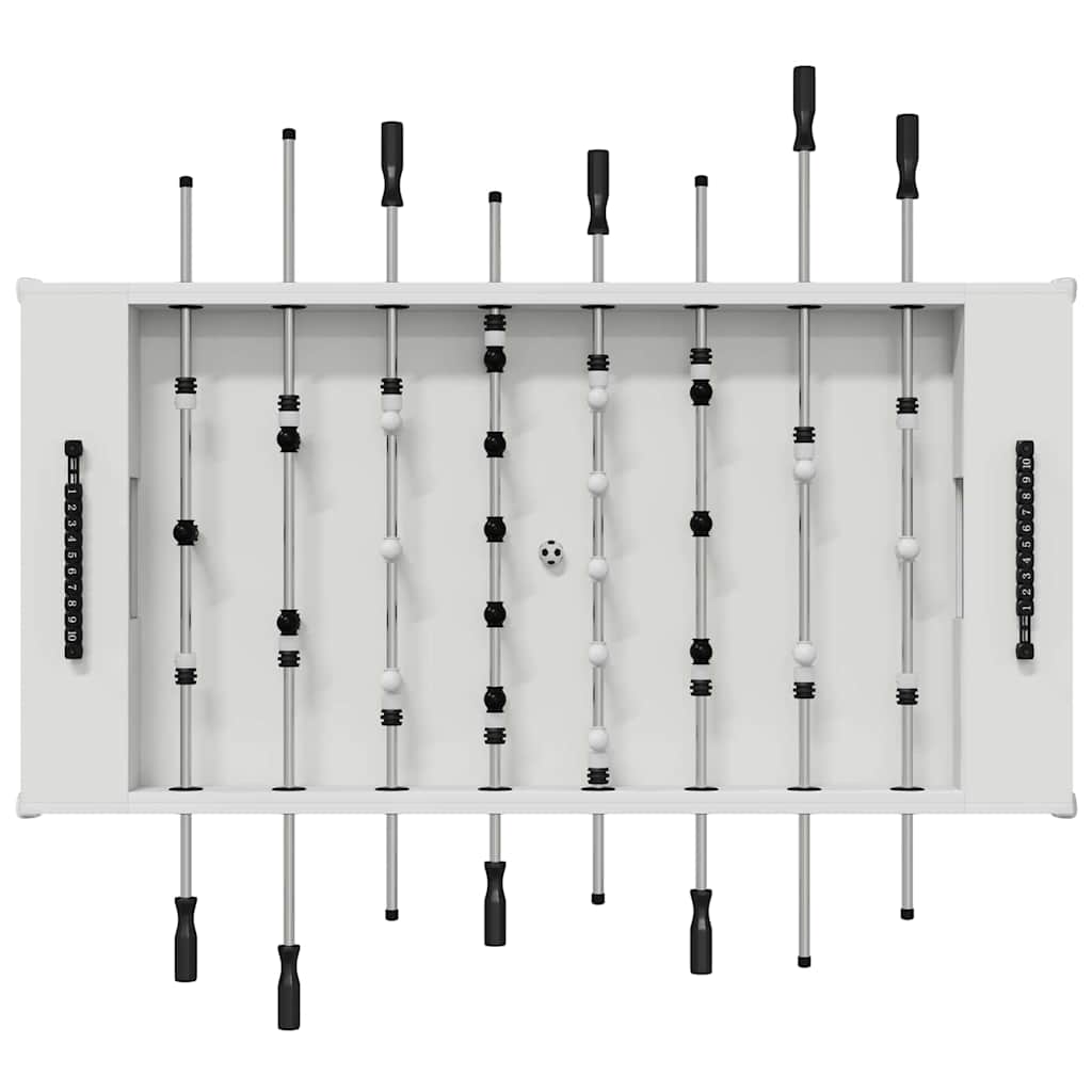 vidaXL Fußballtisch 2 pcs Weiß 146,5 x 74 x 85 cm Holzwerkstoff
