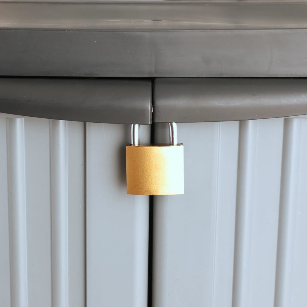 vidaXL Kunststoffschrank 68x39x92 cm