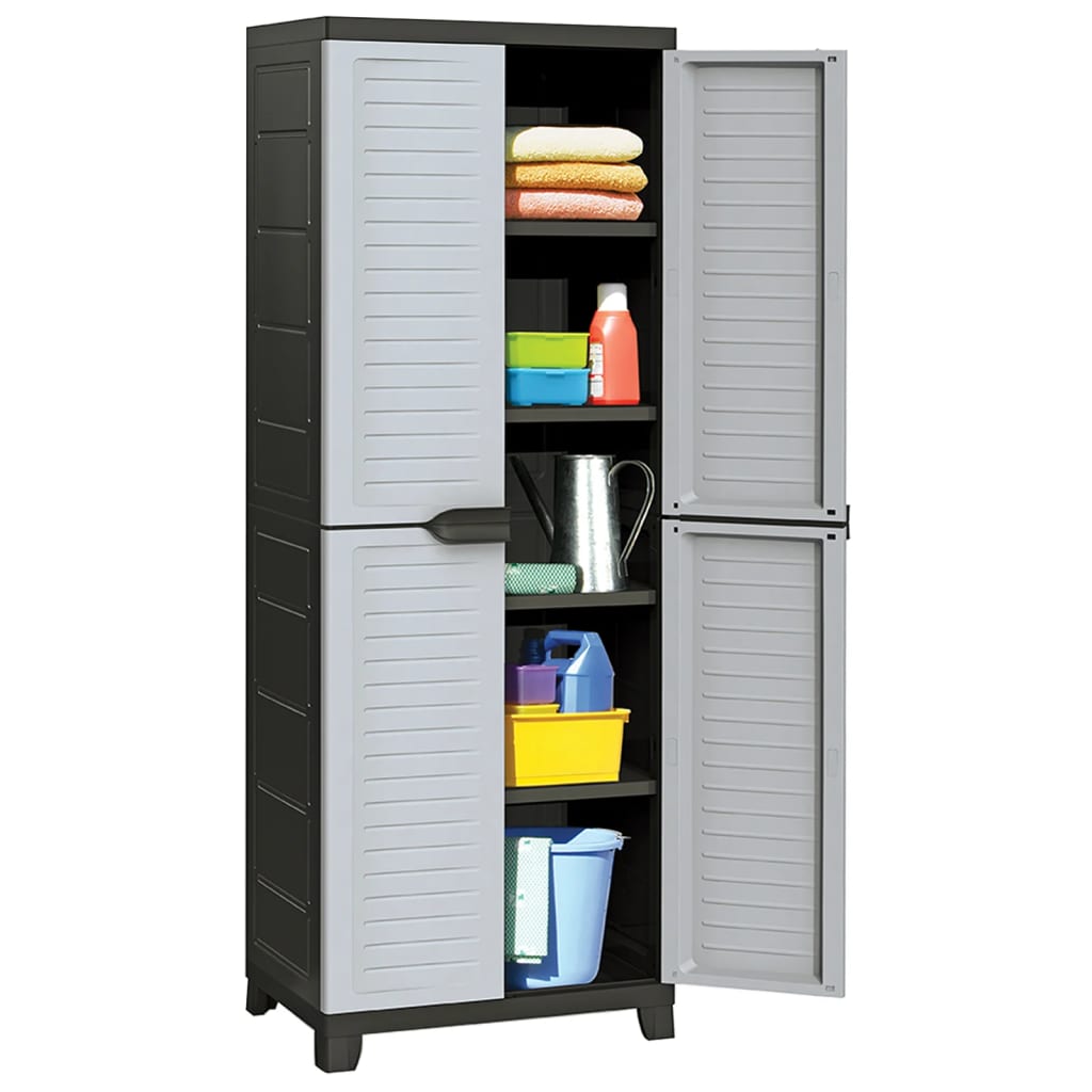 vidaXL Kunststoffschrank 65x45x97 cm