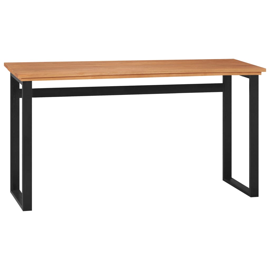 vidaXL Schreibtisch 100x45x75 cm Massivholz Teak